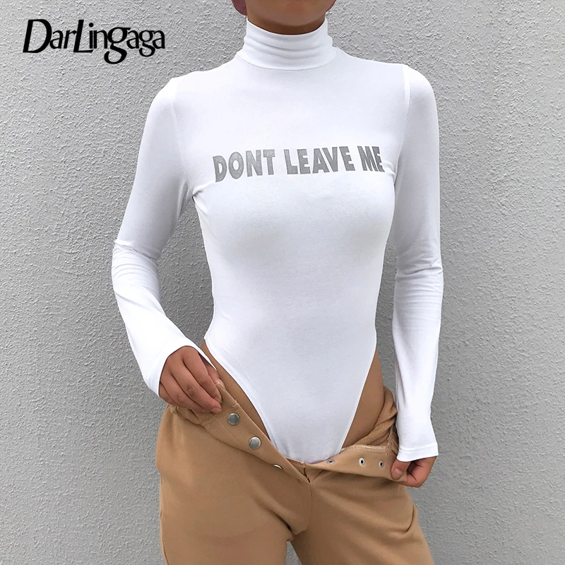 Darlingaga Autumn Winter Turtleneck Bodysuit Women Reflective Letter Body Long Sleeve Streetwear Fitness Jumpsuit Bodysuits Tops Darlingaga Autumn Winter Turtleneck Bodysuit Women Reflective Letter Body Long Sleeve Streetwear Fitness Jumpsuit Bodysuits Tops