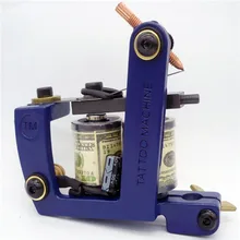 10 Обертывания Катушки Профессиональный Топ татуировки машина пистолет сталь на заказ татуировки Рамка лайнер Тени