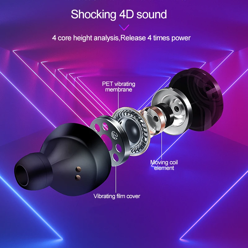 A6s A6L TWS HiFi Bluetooth Airdots Sports Earphones In Ear Earbuds Stereo Headset iOS Andriod V5 0