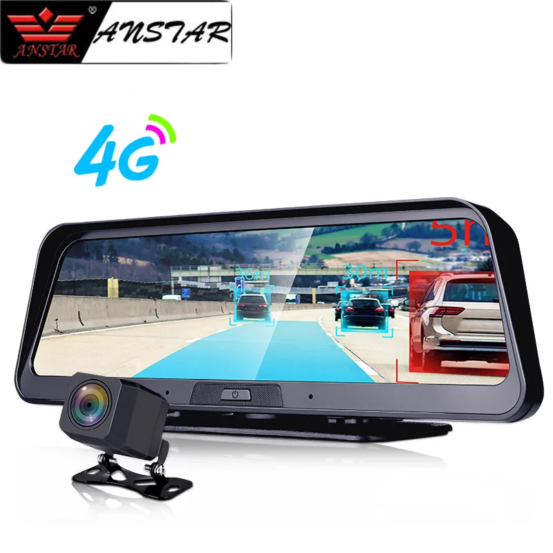 Anstar 1" 4G Автомобильная камера 1080P приборная панель Android 5,1 двойной объектив ADAS gps видеорегистратор DVRs Авто регистратор видеорегистратор DVR