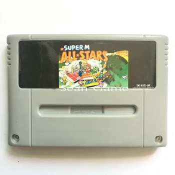 

High Quality Super M All Stars Video Game Accessories Memory Cartridge Card for 16 Bit Consoles EUR Version