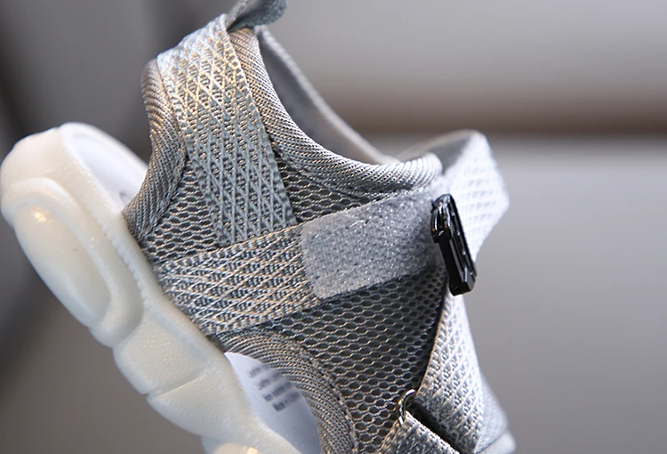 Summer Toddler Sandals Baby Girl Shoes Solid Color Net Cloth Breathable Boys Sneakers Kids Infant Sport Girls Sandals SYJ035