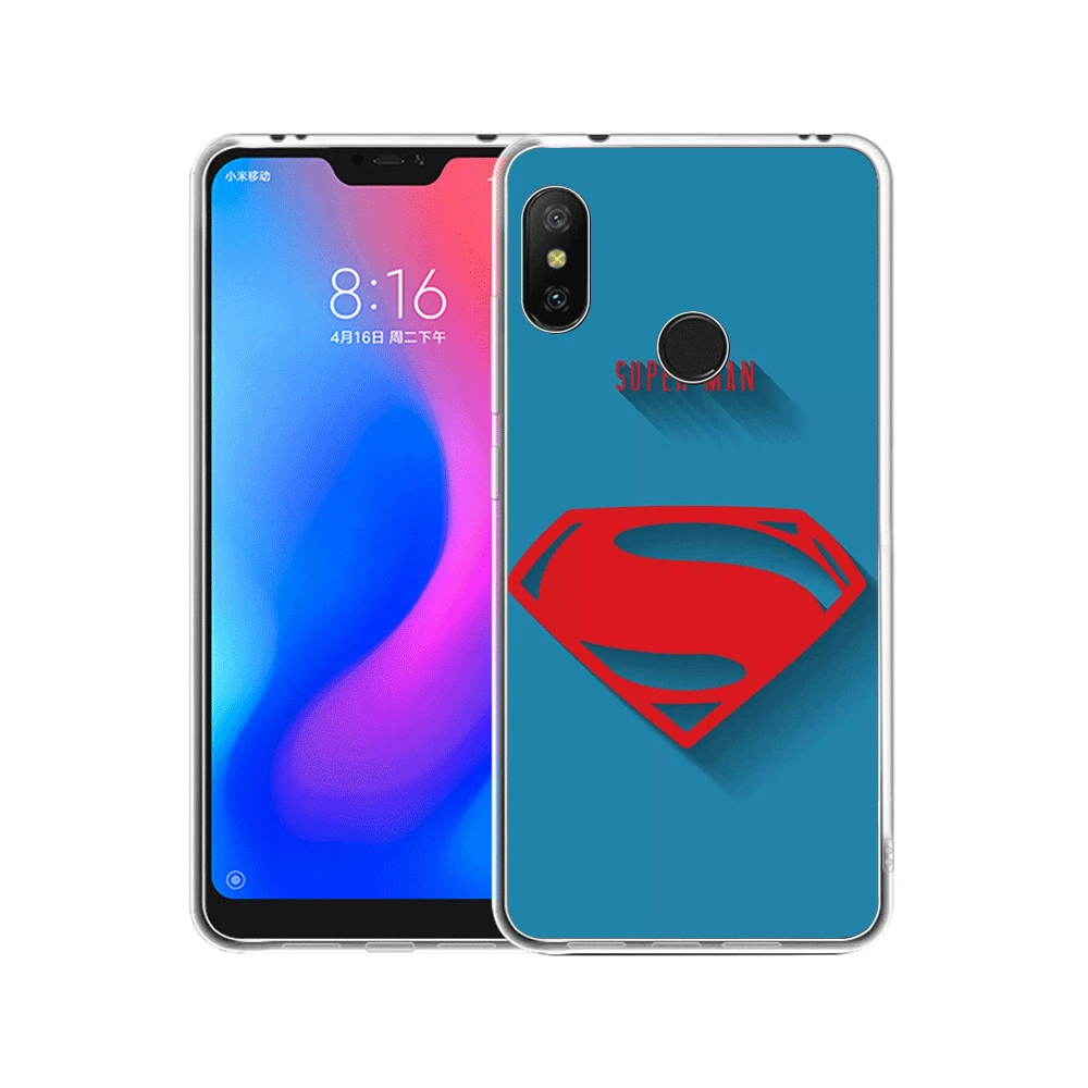 Мобильный чехол для телефона для Xiaomi mi 5 5S 6 mi x 2S 8 A1 A2 5X 6X Lite F1 9 9T MAX 3 A3 Pro CC9 CC9E твердый переплет DC Marvel логотип