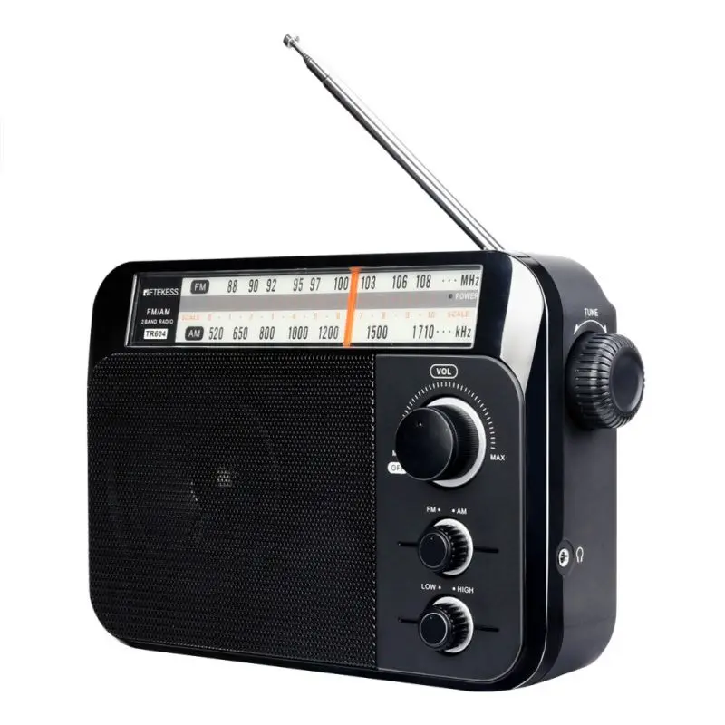

Portable Mini Pocket FM/AM Personal Manual Tuning Radio, Outdoor 3.5mm Loud Speaker Radios With Antenna