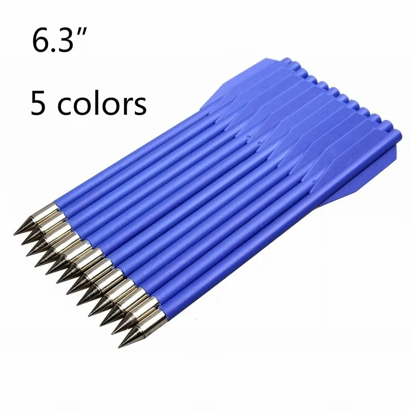 

12Pcs 5 Colors Archery Arrows Target Hunting Replacement for Cross Bow Bolt Archery Recuve Compound Bow Recurve Bow Arrows