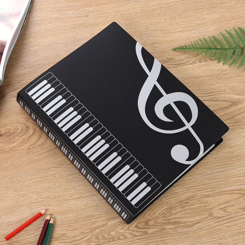 40/80 Pages Multi-layer Music Folder File Plastic Budget Binder Filing Products Documents Bag A4 Piano Book Desk Organizer file bag office folder binder folder