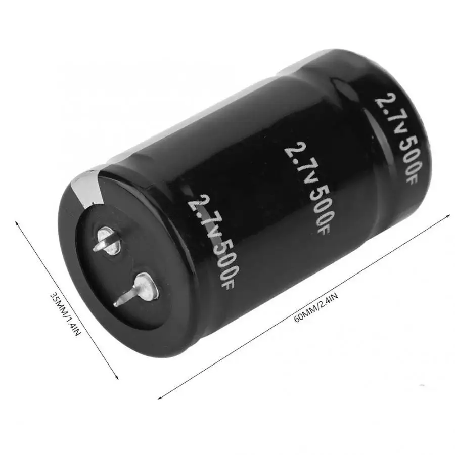 6 шт супер фарад конденсатор 2,7 V 500F 10 миллиом ESR автомобильный конденсатор 35x60 мм