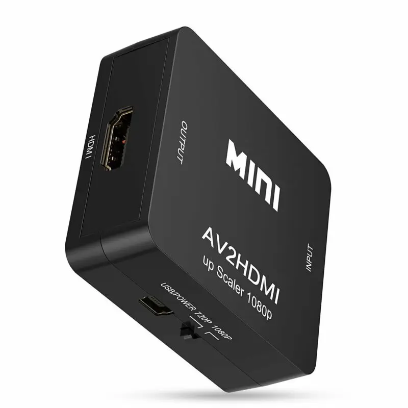 Мини AV/RCA/CVBS на hdmi-контроллер 1080P конвертер AV2HDMI видео адаптер для HD ТВ PS3 PS4 PC DVD Xbox Projecto
