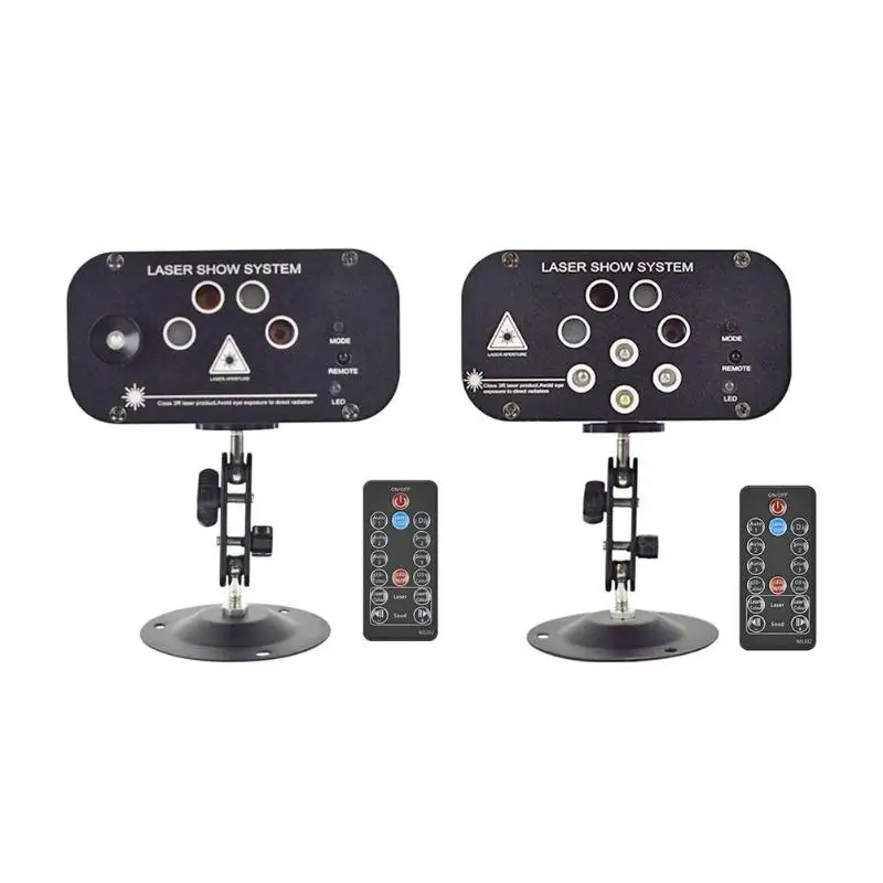 

Mini RGB Laser Light 128 Patterns Portable Laser Projector for Stage Disco