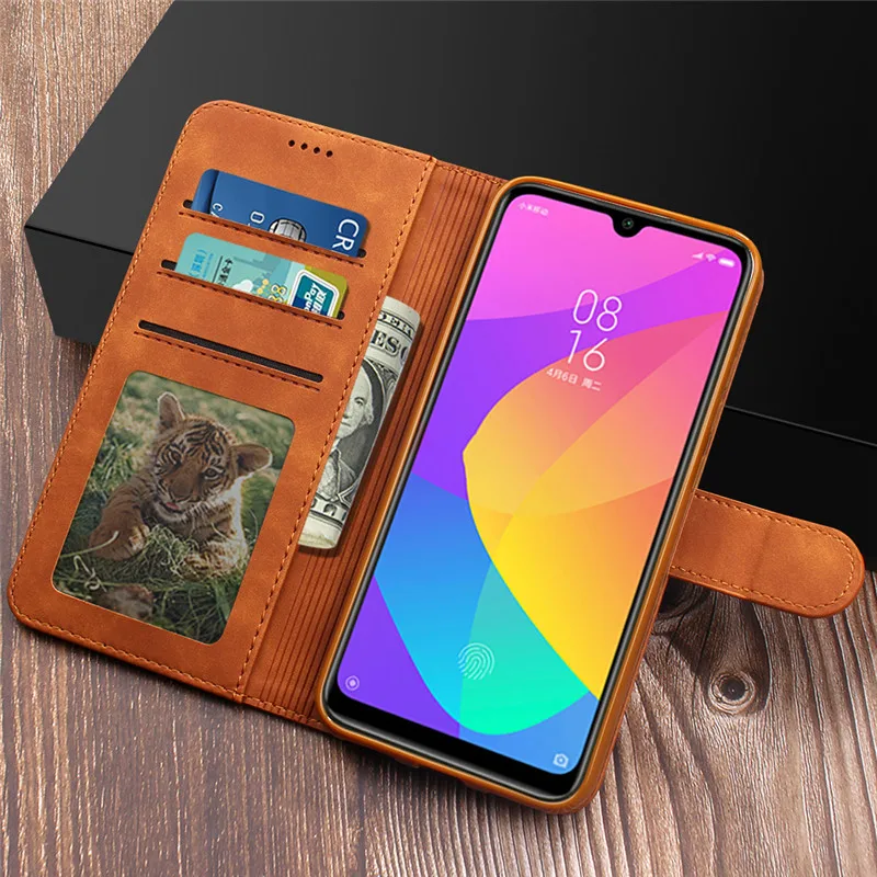 Xiao mi A3 чехол кожаный бумажник чехол для телефона Xiao mi A3 Lite чехол кошелек Флип кожаный чехол для Xiaomi mi A3 Роскошный кошелек