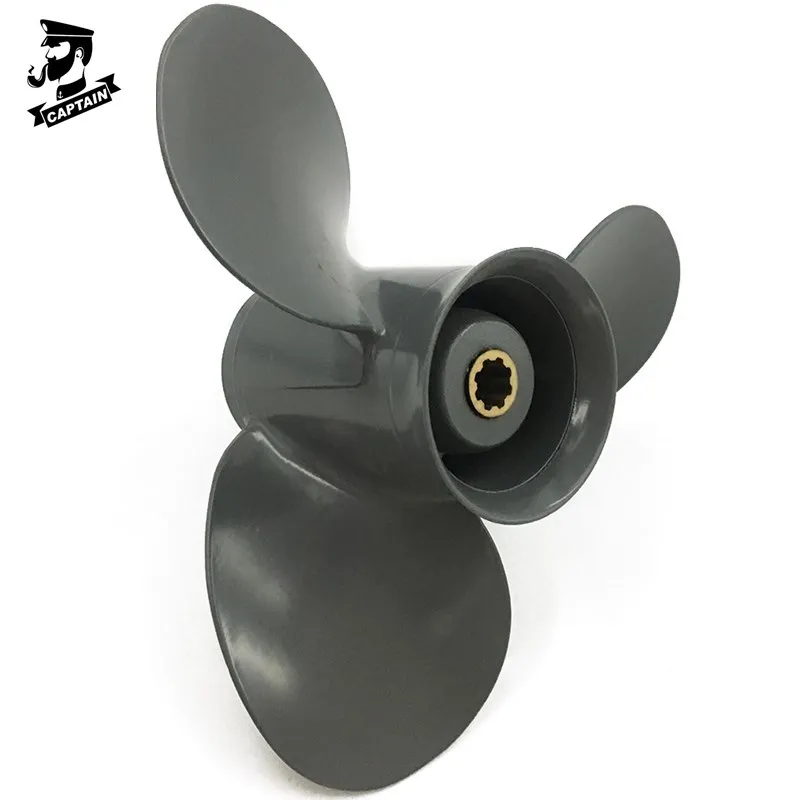 Подвесной двигатель с пропеллером Captain 9 1/4X10 Honda BF8D BF9.9D BF9.9 BF15A BF15D BF20D 8 зубьев Spline RH
