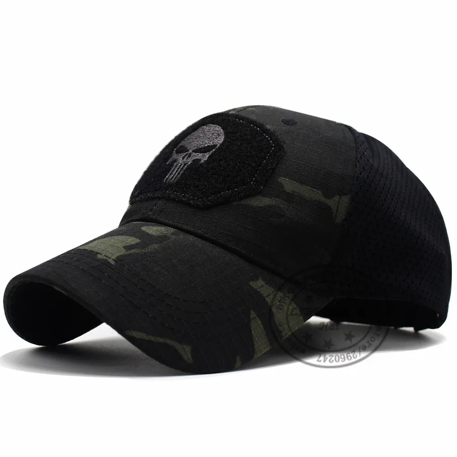 Liberwood Skull Multicam Operator Cap 