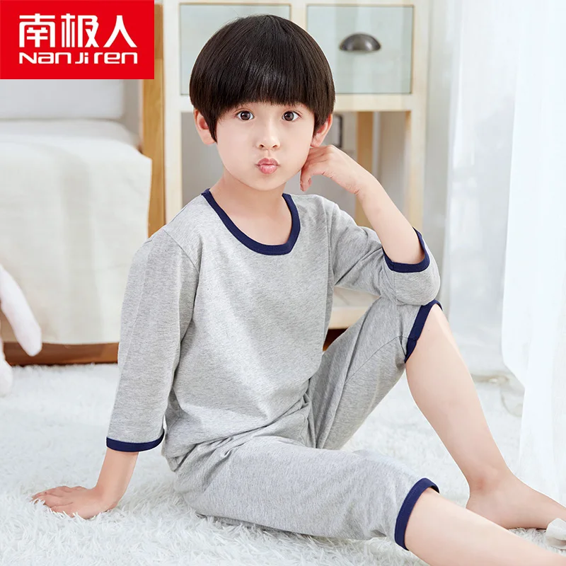 NANJIREN/Детские шорты Пижамные комплекты Летний комплект с рубашкой для сна Одежда