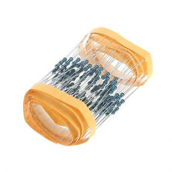 

100 Pcs 1k ohm 1/4W Metal Film Resistor 1kohm 0.25W 1% For Arduino Q6PA