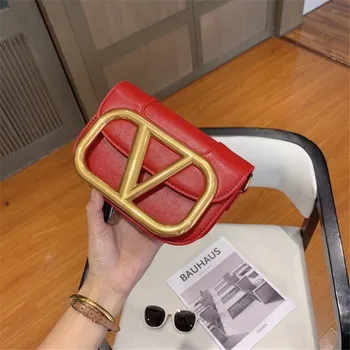 

Women's Bag 2020 New Custom Small Square Bag High Quality Shoulder Messenger Bag Fashion Personality Female Bags Sac A Main