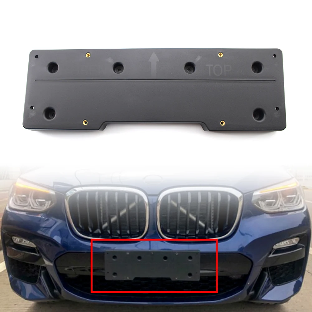 how to mount a front license plate on a bmw