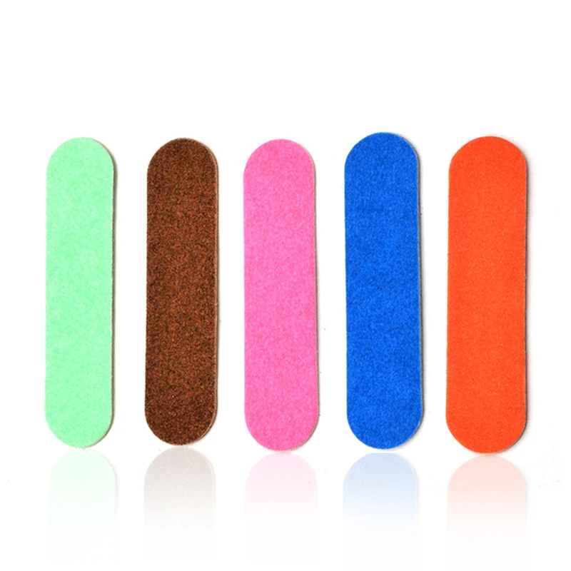 

10Pcs/Lot Wooden Nail File Sanding Buffer Files Salon Manicure Tool Random Color Salon Manicure Professional Use Tool