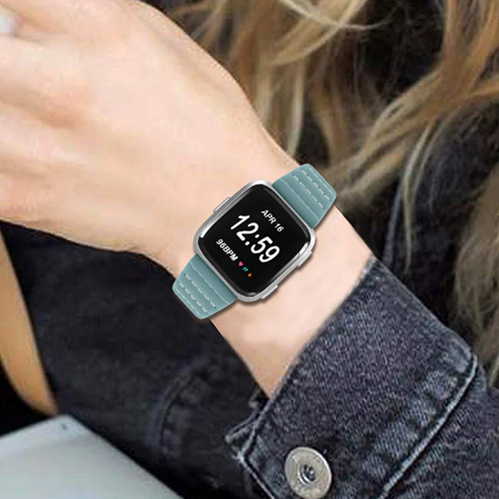 Ремешок для наручных часов Starp с защитой от пота, сменный ремешок для Fitbit Versa, Смарт-часы, браслет, ремешок, аксессуары