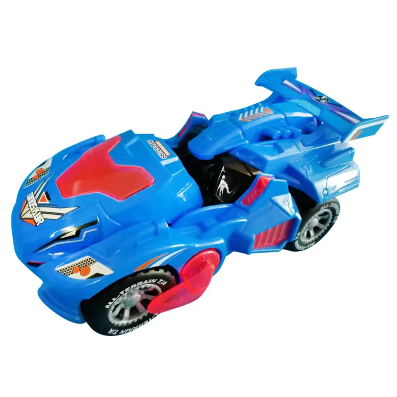 Glow RC Cars Transforming Dinosaur LED Car Remote Control Toy With Light Sound Kids Electric Xmas Gift Boys Dropshipping