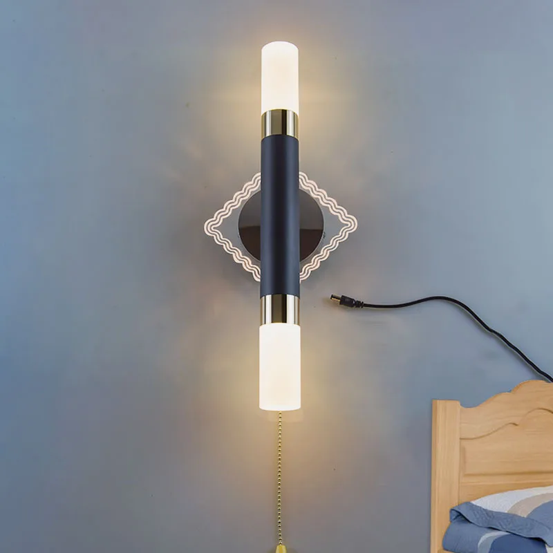 

Version From Wiring Tv Setting Wall Sitting Room Lamp WitLine Plug Bedroom Bedside