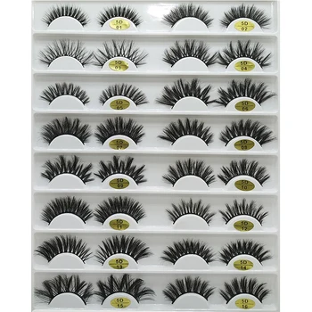 

10 pairs,3D Faux Mink Lashes, Natural Long False Eyelashes Lashes Makeup Extension Tools Eyelashes, Cruelty-free, party gift