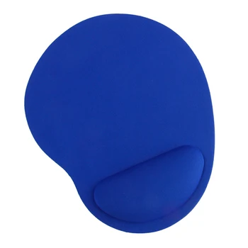 

Blue Mouse Pad Comfort Wrist Rest Mat Mice Pad For Optical/Trackball Mouse
