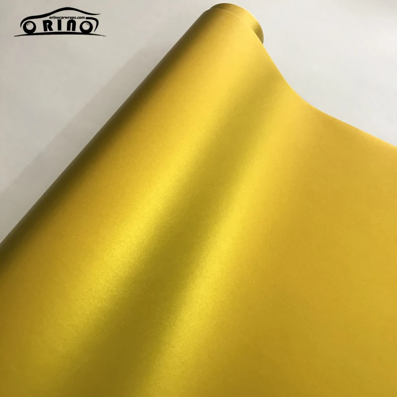 Gold Matt Metallic Vinyl Wrap Sticker-4