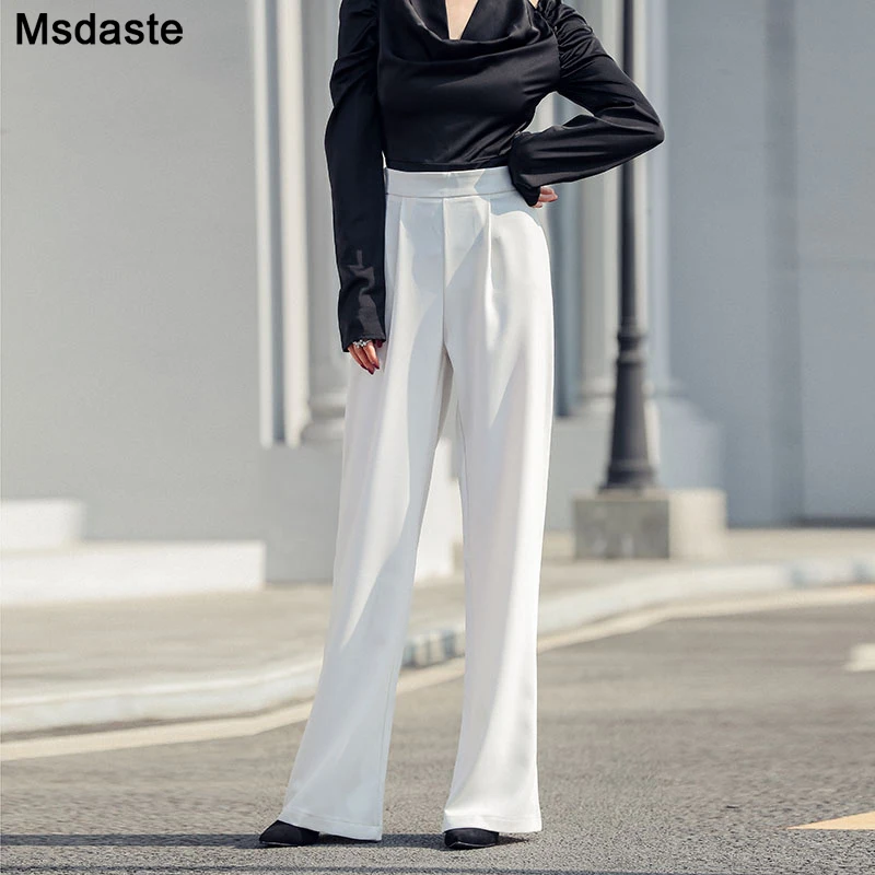 Unisex Formal Baggy Pant - White