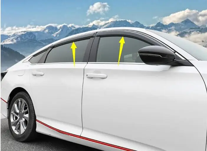 Для Honda 10 поколение accord прозрачный дождевой щит ремонт Инжекционный дождевой щит для бровей Оконное украшение