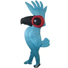 

Cartoon Doll Inflatable Suit Blue Parrot Costume Cartoon Animal Anime Cosplay Costume Parrot Clothes Adult Christmas Party