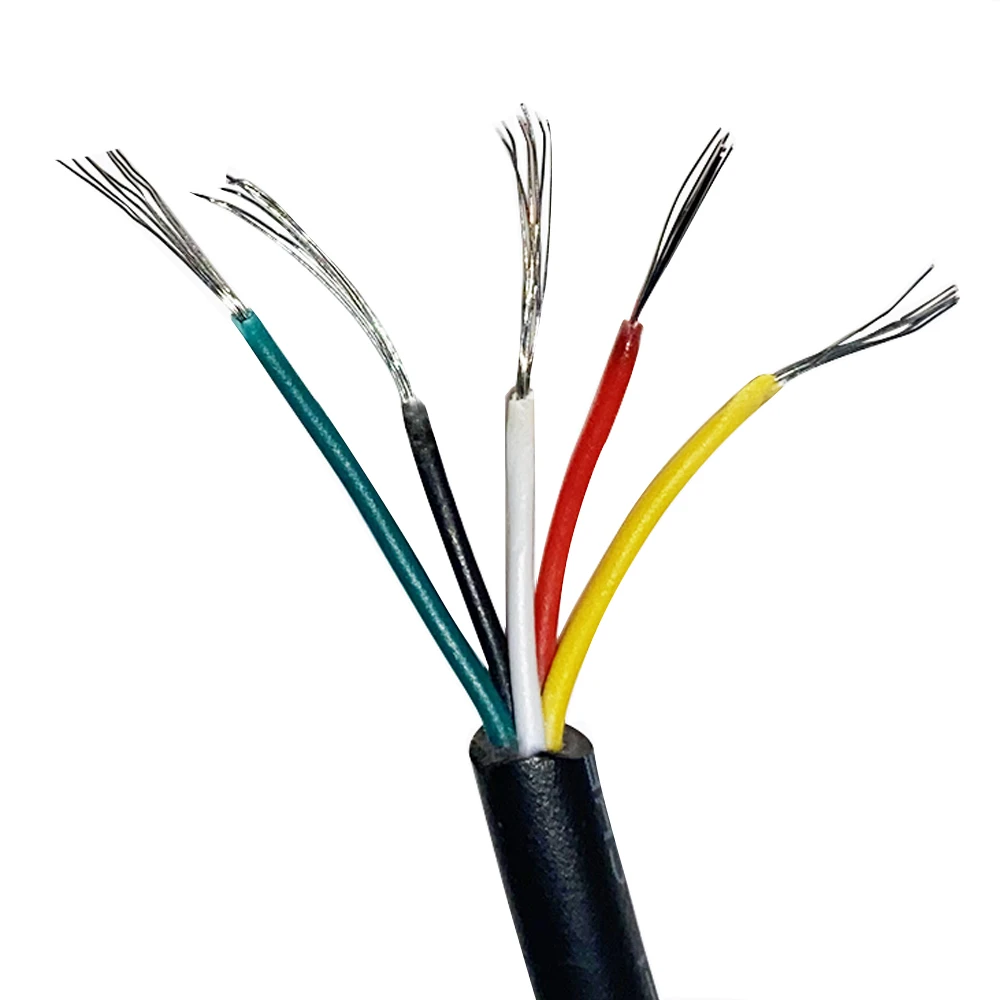 Cavo Inguainato In Pvc 2 Core 3 Core 4 Core Cavo Stagnato 22 24Awg 26Awg 28Awg Cavo Di Alimentazione Ignifugo Isolato Multi-Core