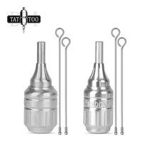 Нержавеющая сталь Ambition татуировки трубки профессиональный Регулируемый Картридж татуировки ручки для картриджа машины иглы