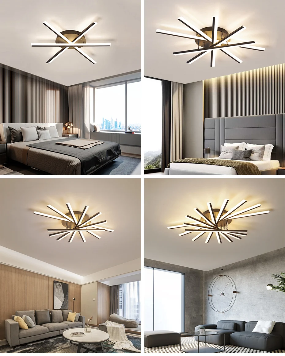 pendant light fixtures LED Chandeliers lights Morden Indoor Lighting For Study Living Room Bedroom Ceiling Lamps Lustre Lights fixtures Input 86-265V bathroom pendant lighting