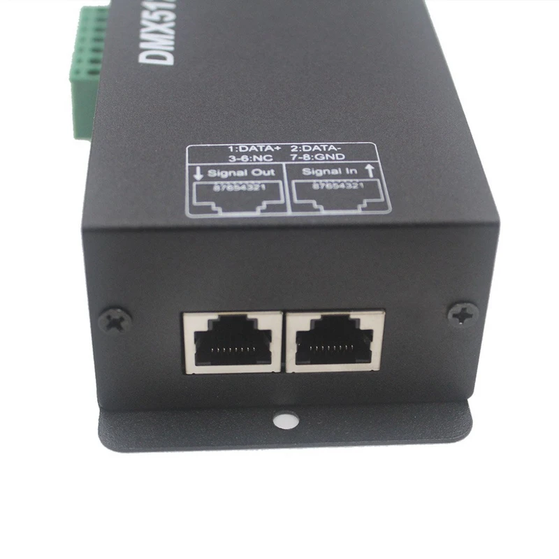 4CH RGBW DMX 512 декодер светодиодный контроллер 4 канала x 4A для светодиодной ленты светильник DC12-24V