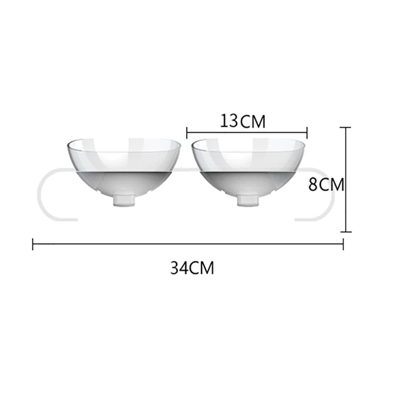 Pet Cat Dog Non-slip Cat Bowls Double Bowls With Raised Stand Pet Food And Water Bowls For Cats Dogs Feeders Cat Bowl Pet Access