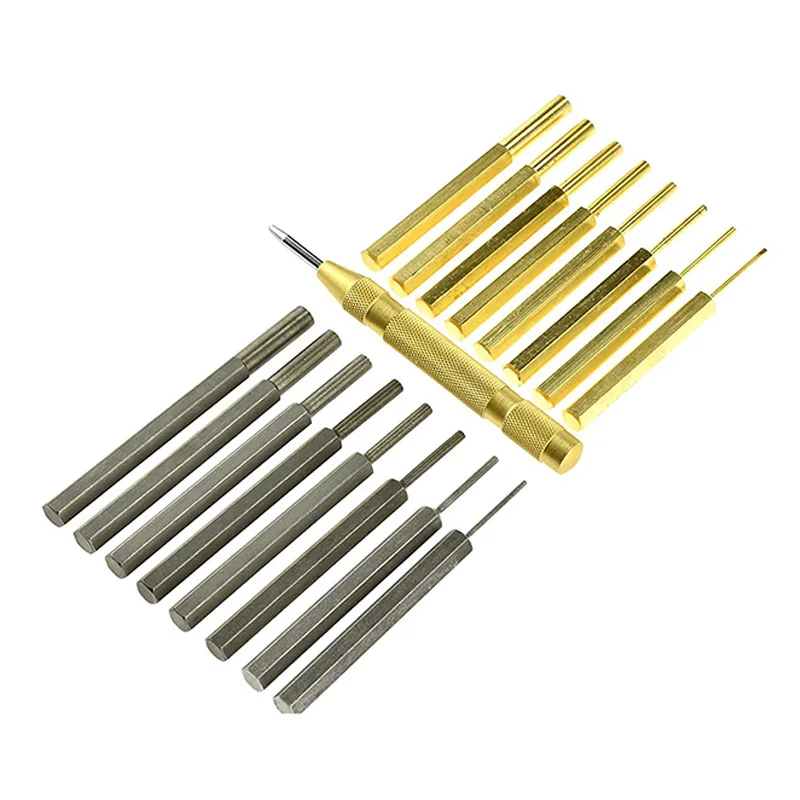 

18-Piece Drive Pin Punch Set Removing Repair Tool for Automotive Work, Crafts, Gunsmithing, Hobby, and Machinery
