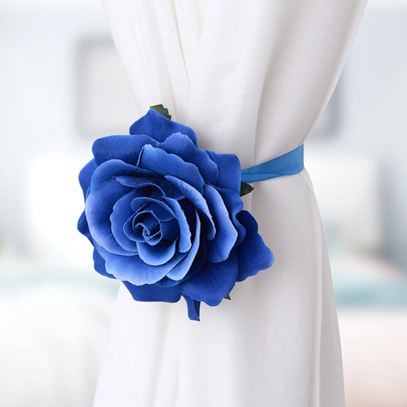 Description Picture 2 of item1/2Pcs Magnets Curtains Clamps Curtain Holder Ribbon Tieback Magnetic Clips Hanging Flowers Tie Back Home Decoration Accessories