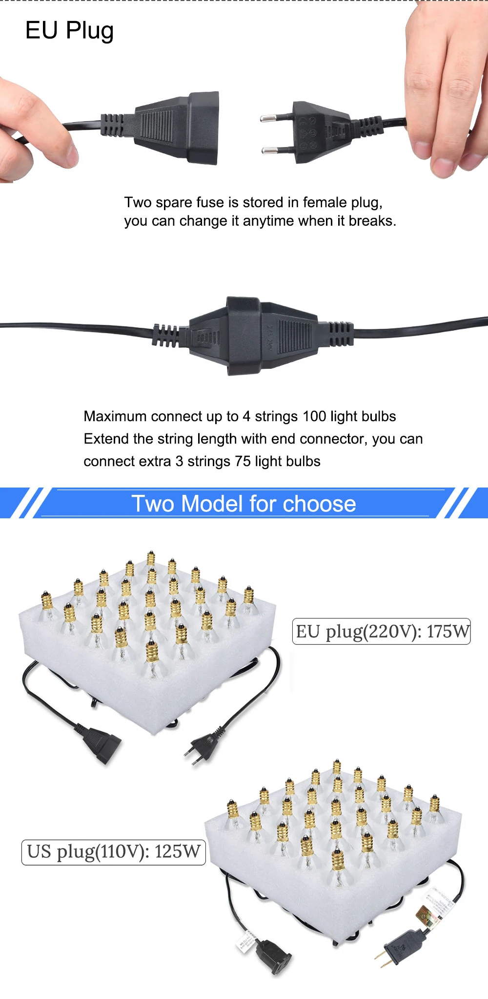 Fios de iluminação