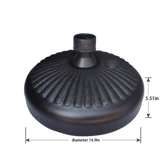 Többcélú Kerti Udvar Esernyő Alapállvány Kerek Műanyag Terasz - Image 6