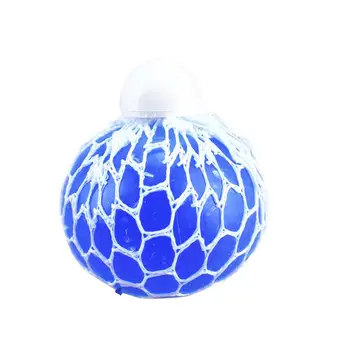 

Mesh Balls Fidget Stress Toys Squeezy Gripper Ball for Kids Fun Play High quality for durable and long-lasting use (Blue)