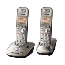 Dijital telsiz telefon cevap sistemi makinesi eller serbest ses posta arkadan aydınlatmalı LCD kablosuz telefon ofis ev için siyah