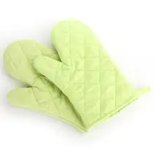 Перчатки для выпечки термостойкие хлопчатобумажные ткани крест утолщаются Микроволновая печь перчатки кухонные изоляторы инструменты