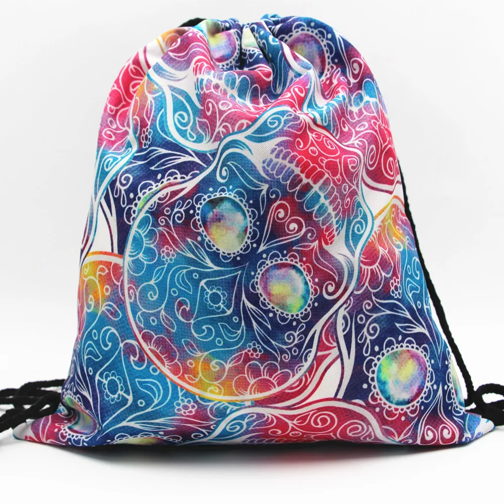 

Eaby Hot Sales 3D Printed Oxford Cloth Drawstring Backpack Unicorn Unicorn Shopping Storage
