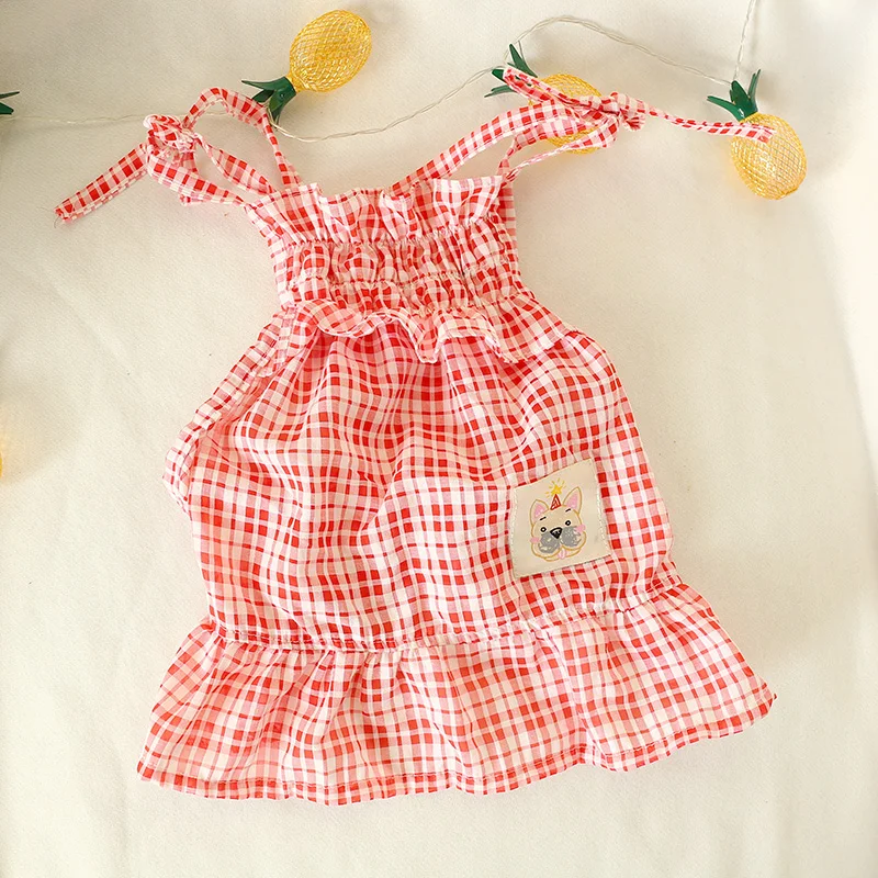 格纹小裙子-法斗款1