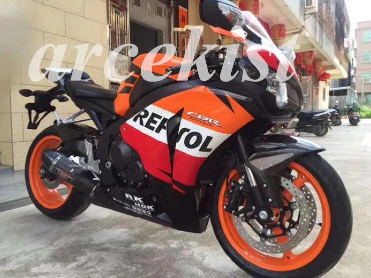 Литья под давлением) ABS Полный комплект обтекателей Подходит для Honda CBR1000RR 08-11 2008 2009 2010 2011 CBR1000 Обтекатели Repsol