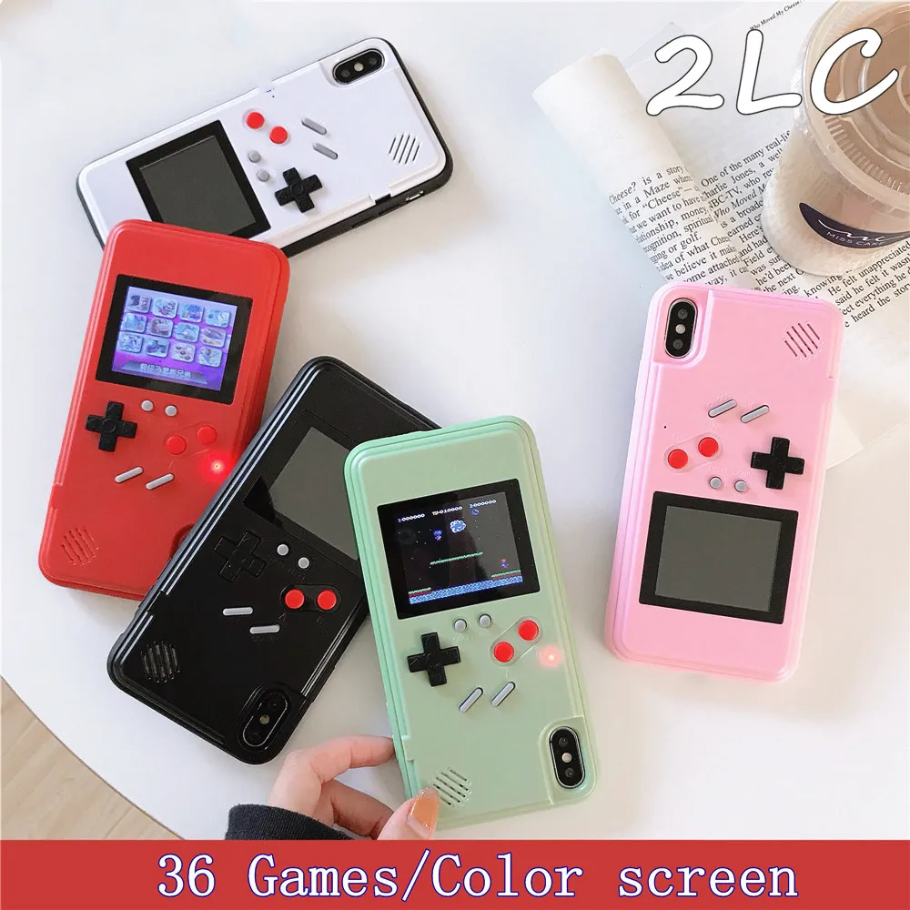 2LC цветной дисплей ретро Gameboy чехол для телефона SamsungS20 S10 S10p Note10 Plus S20Ultra 36 Ручной