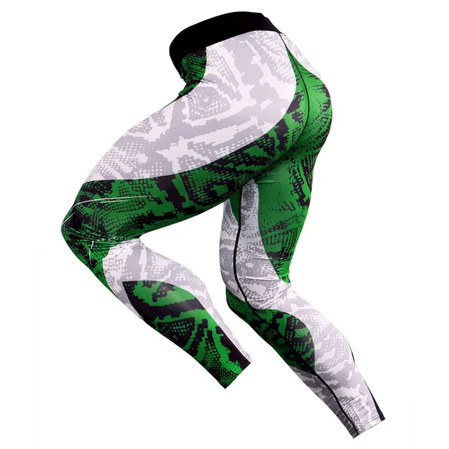 US $6.69 2019 Running Tights Men Compression Fitness Pants Mens Sports Leggings Quick dry Gym Training Joggi