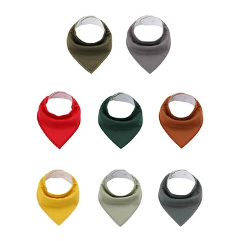 

Baby Bib Soft Cotton Baby Drool Bibs Cute Triangle Scarf Comfortable Drooling and Teething 8 Pcs Towel Saliva Towel for Newborn4