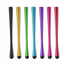 Случайный цвет аксессуары рисунок прочный сенсорный экран сотовый телефон мягкий наконечник чувствительный портативный планшет емкостный ручка