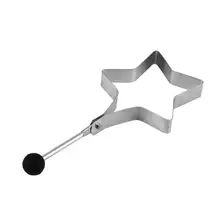 1 шт. Новинка Нержавеющая Сталь жареное яйцо Формирователь Кольцо Форма для блинов инструмент для приготовления пищи UL